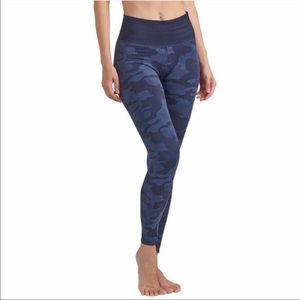 Splendid Blue Camouflage Leggings